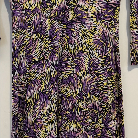 Boden lavendar fireworks floaty jersey knit midi dress US2R - Picture 5 of 5